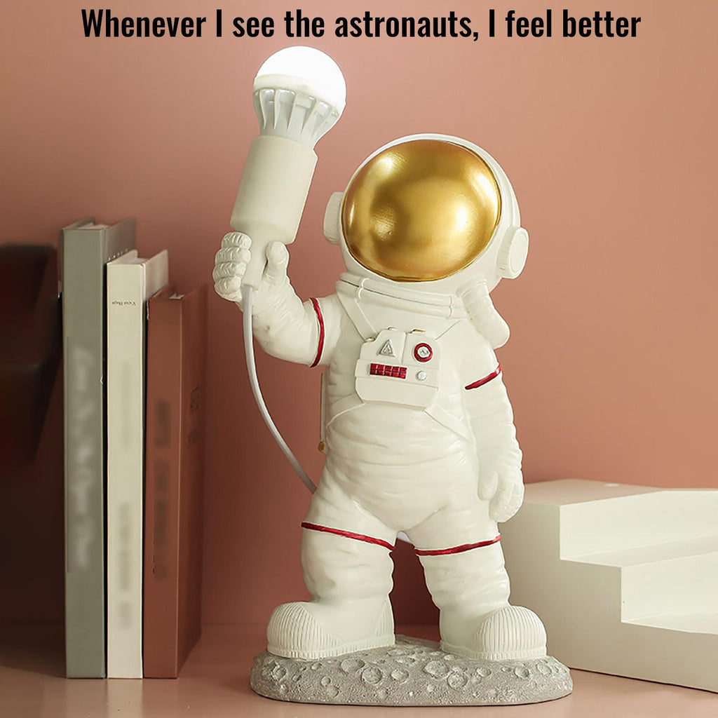 cbzote Children's Lamp Creative Astronaut Light Ornaments Night Holding
