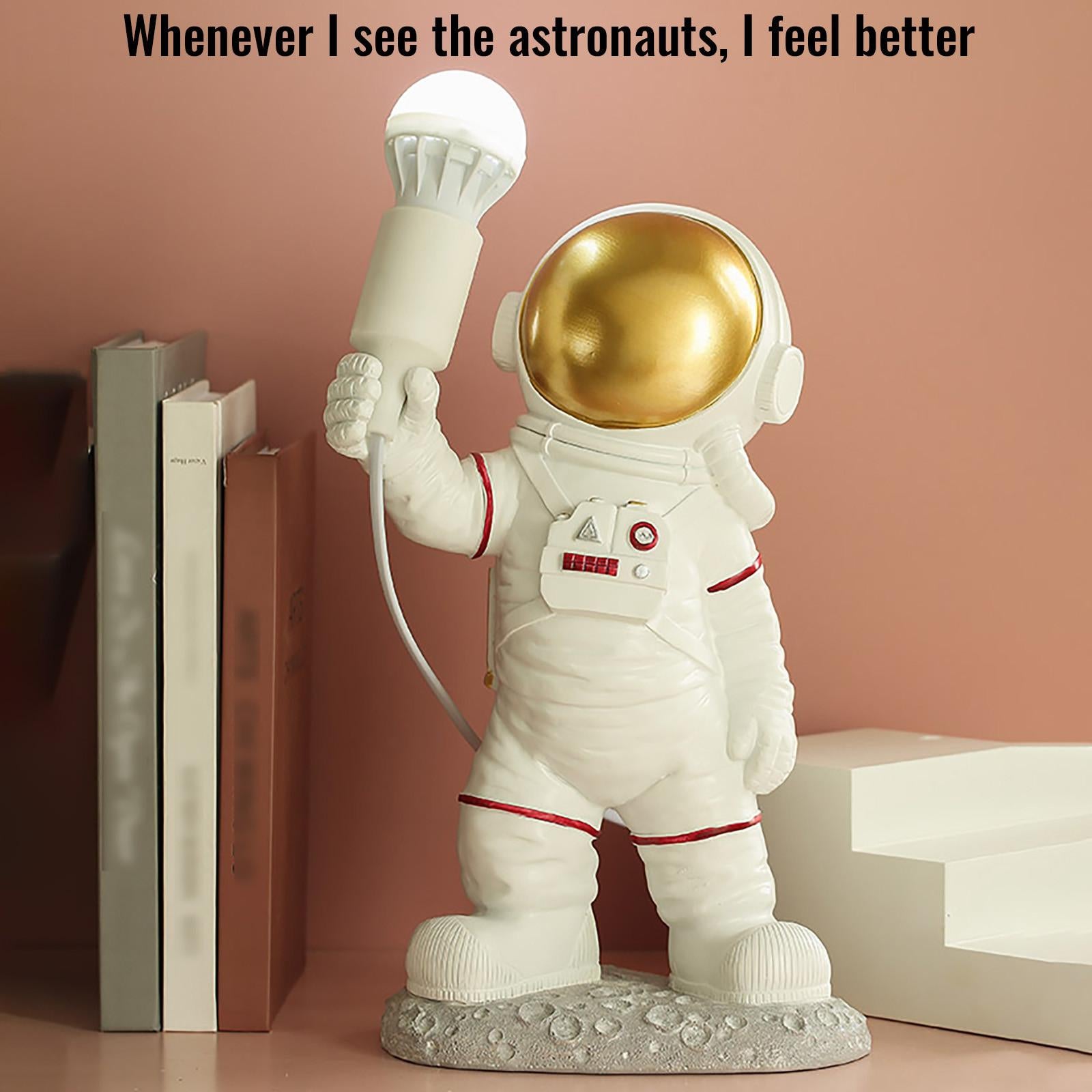 cbzote Children's Lamp Creative Astronaut Light Ornaments Night Holding