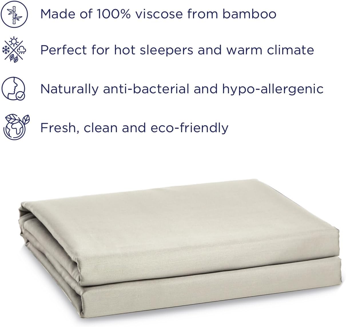 Vesta Cooling Duvet Cover | Bamboo Duvet Cover for Hot Sleeper, Soft, Breathable &amp; Lightweight, Coconut Button Closure, King/Cal King, 104" x 90", Tam Yellow