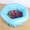 Outdoor Inflatable Swimming Pool Garden Hexagonal Swim Pool Adult Children Little Pump Pool Baby Toddler Water Game piscina-130X130X50cm