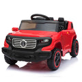 Ktaxon Kids Ride On Car Electric Stroller  Drive Remote Control 6V 7Ah Battery Powered w/ LED Lights, 3 Speed, Music Version