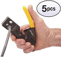 GOWOS (5 Pack) Platinum Tools Tele-Xg CAT6A/10Gig Crimp Tool