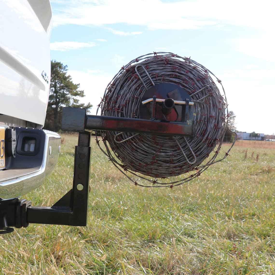 Distributors Inc. Barbed Wire Unroller Bolt On ATV Or 2" Receiver Hitch Compatible and for Fencing