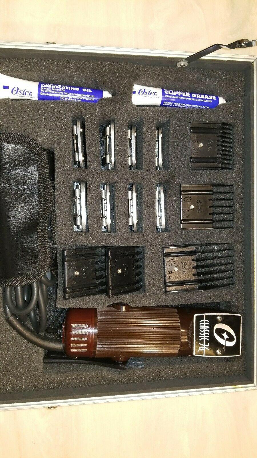 oster 76 classic used red with blades very very good condition