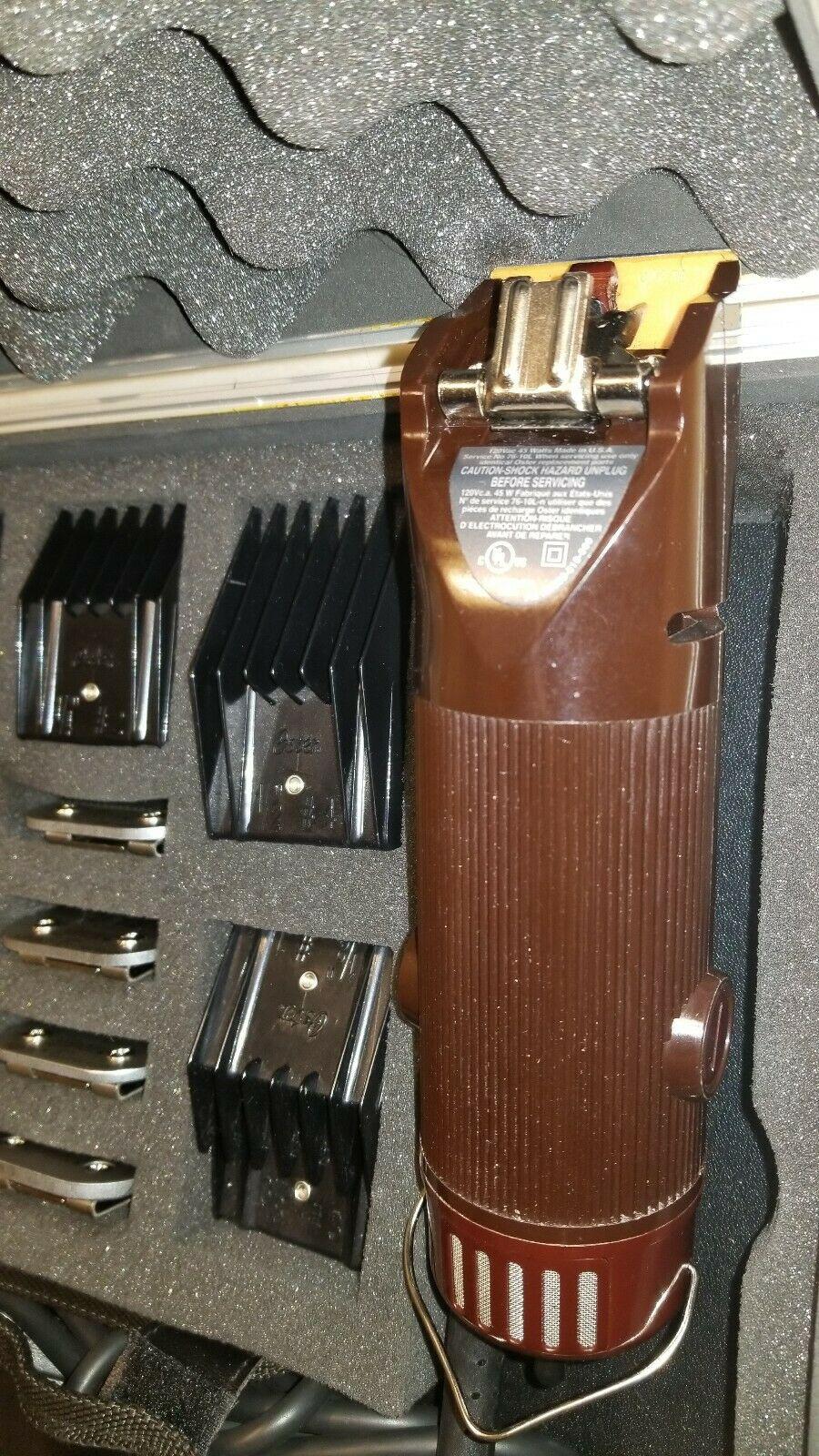 oster 76 classic used red with blades very very good condition