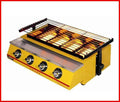 1pc Commercial ET-K222 4 head gas-fired grill smokeless barbecue machine