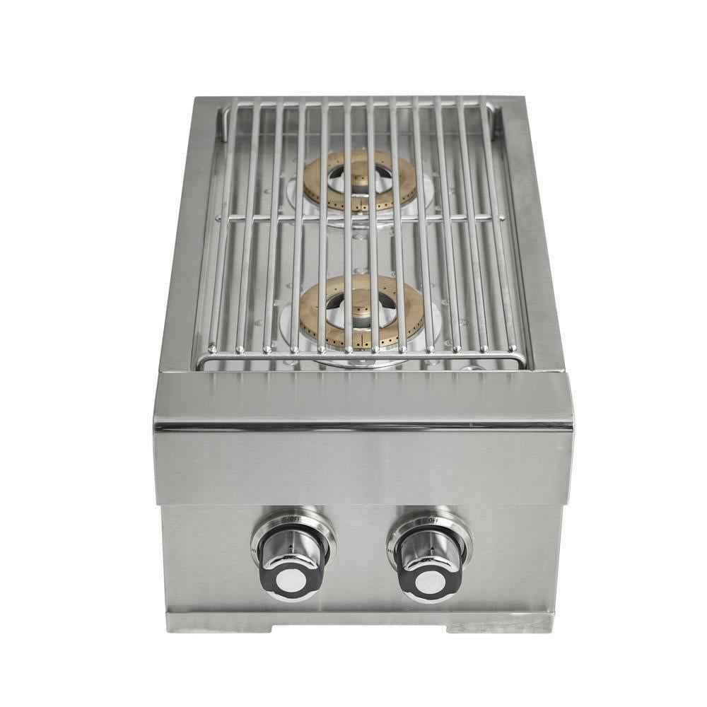 Turbo -In Natural Gas Double Side Burner With Lid