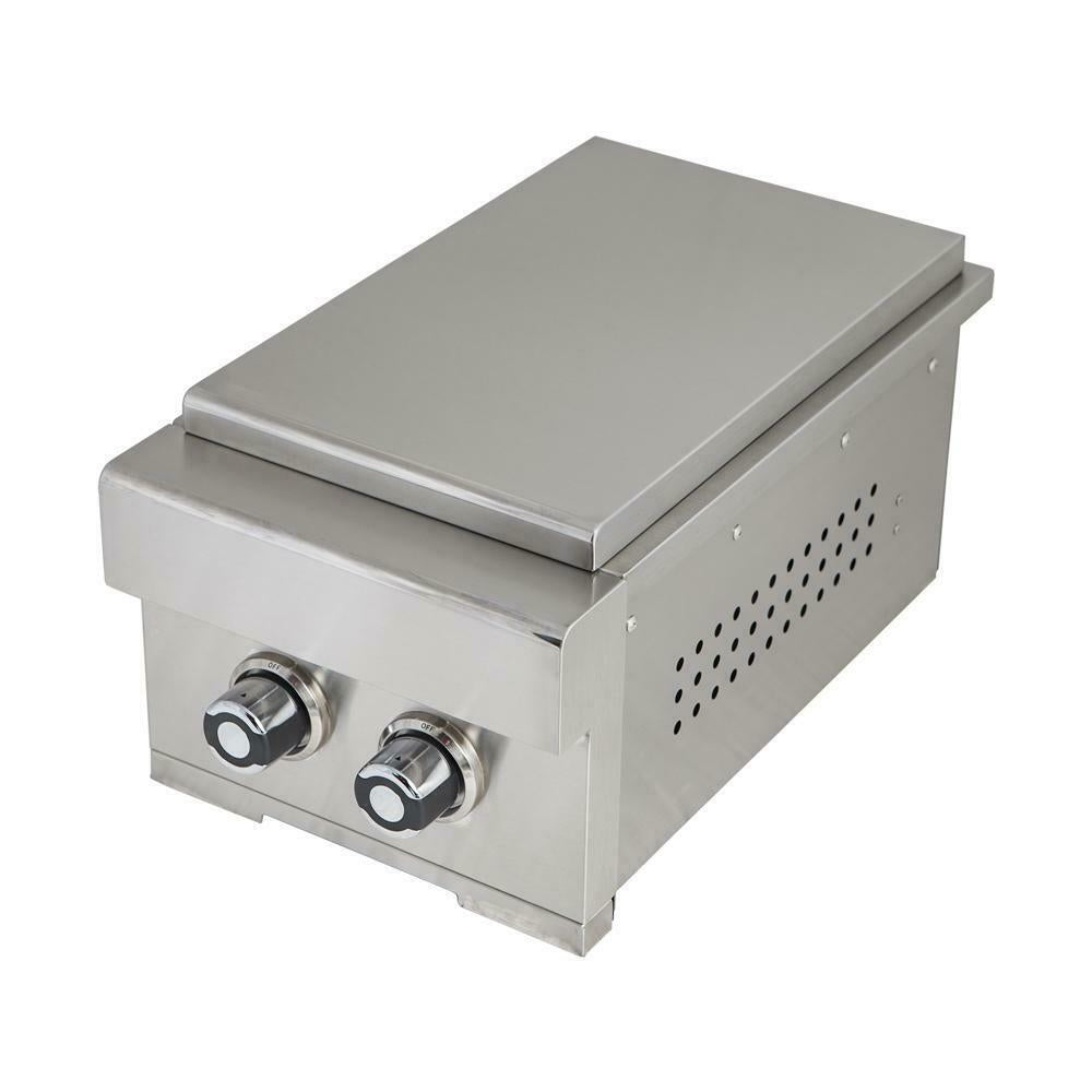 Turbo -In Natural Gas Double Side Burner With Lid