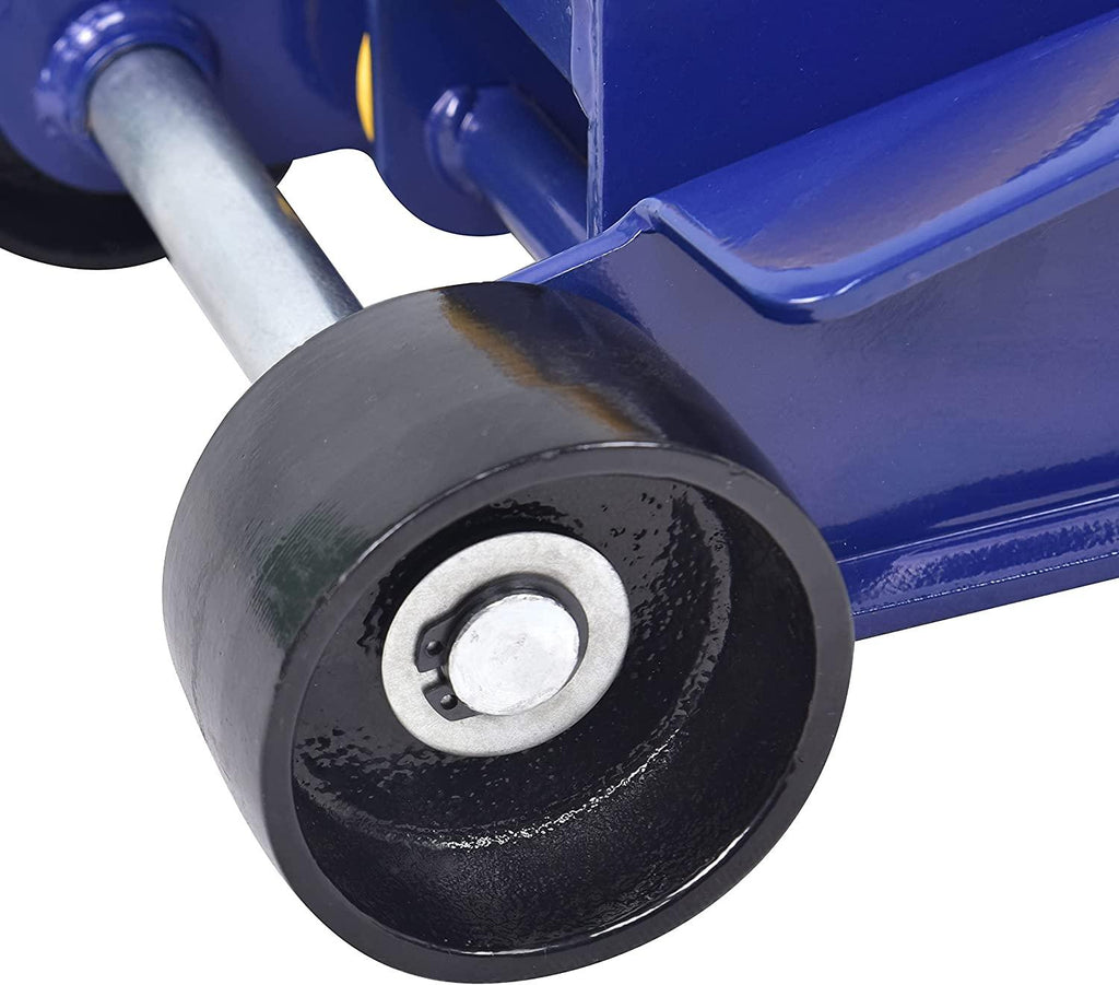 Heavy Duty 3 Ton Floor Jack, Low Profile Hydraulic Jack, Steel Service Jack  Rise with Double Pump  Lift