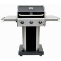 PG-4030400LD-BLACK 3 Burner Outdoor Patio Gas BBQ Propane Grill, Bla