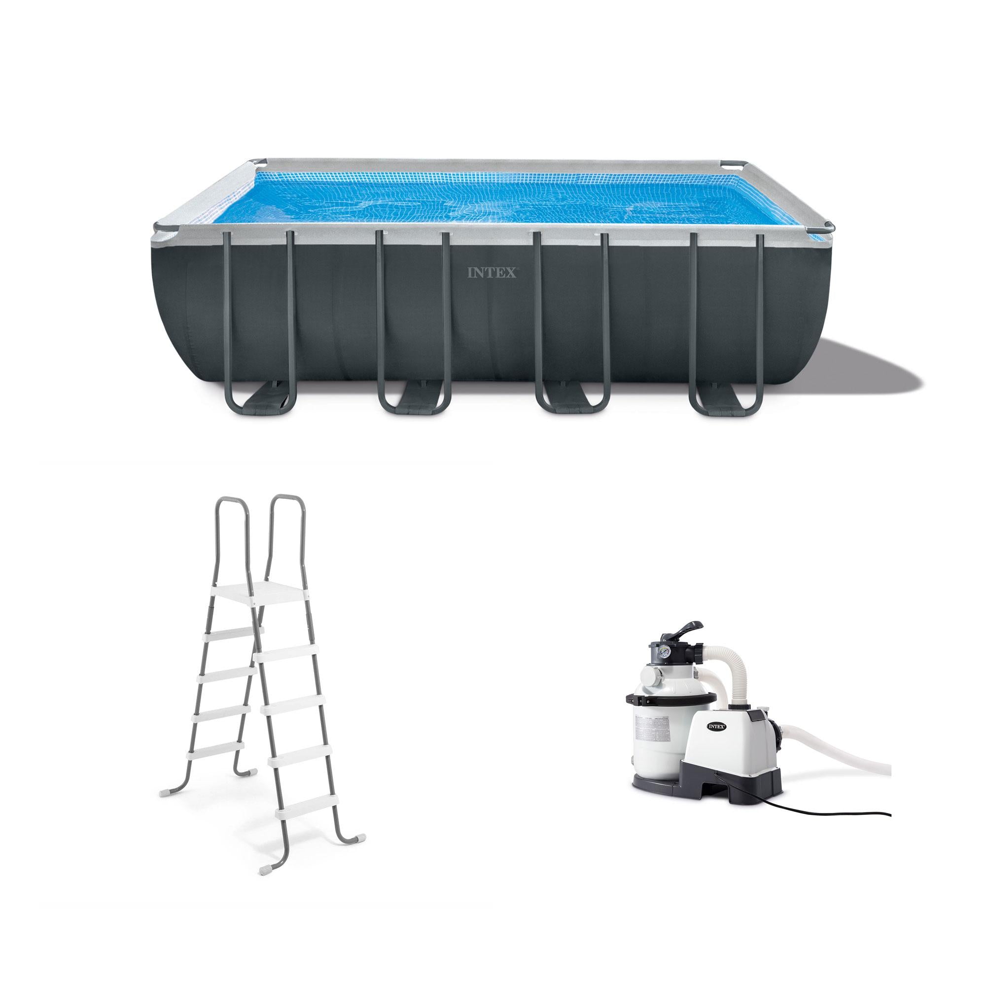 18ft x 9ft x 53in Ultra XTR Frame Pool, Cover, Cooler, and Float (2 Pack)