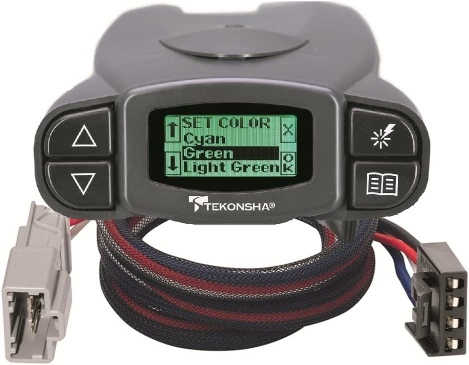TEKONSHA P3 BRAKE CONTROL + WIRING HARNESS FOR 03-06 CHEVY SILVERADO, GMC SIERRA, SUBURBAN, TAHOE, YUKON, DENALI, HUMMER. CONTROLLER + PLUG/PLAY WIRE KIT.