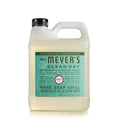 Mrs. Meyer's Hand Soap Refill, Made with Essential Oils, Biodegradable Formula, Basil, 33 fl. oz