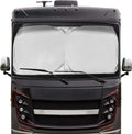 EcoNour RV Windshield Sunshade | Reflective RV Windshield Cover for UV Rays &amp; Heat Protection, Keeps Your RV Motorhome Cool | Shades for RV Fits RVs, Trucks, Motorhomes, Buses