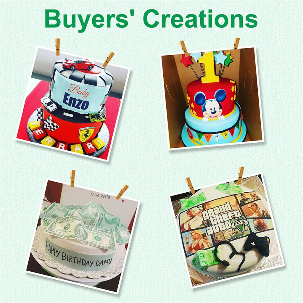 Canon PIXMA Cake ImaPrinter, Edible Ink Cartridges, Wafer & Sugar Sheets Bundle
