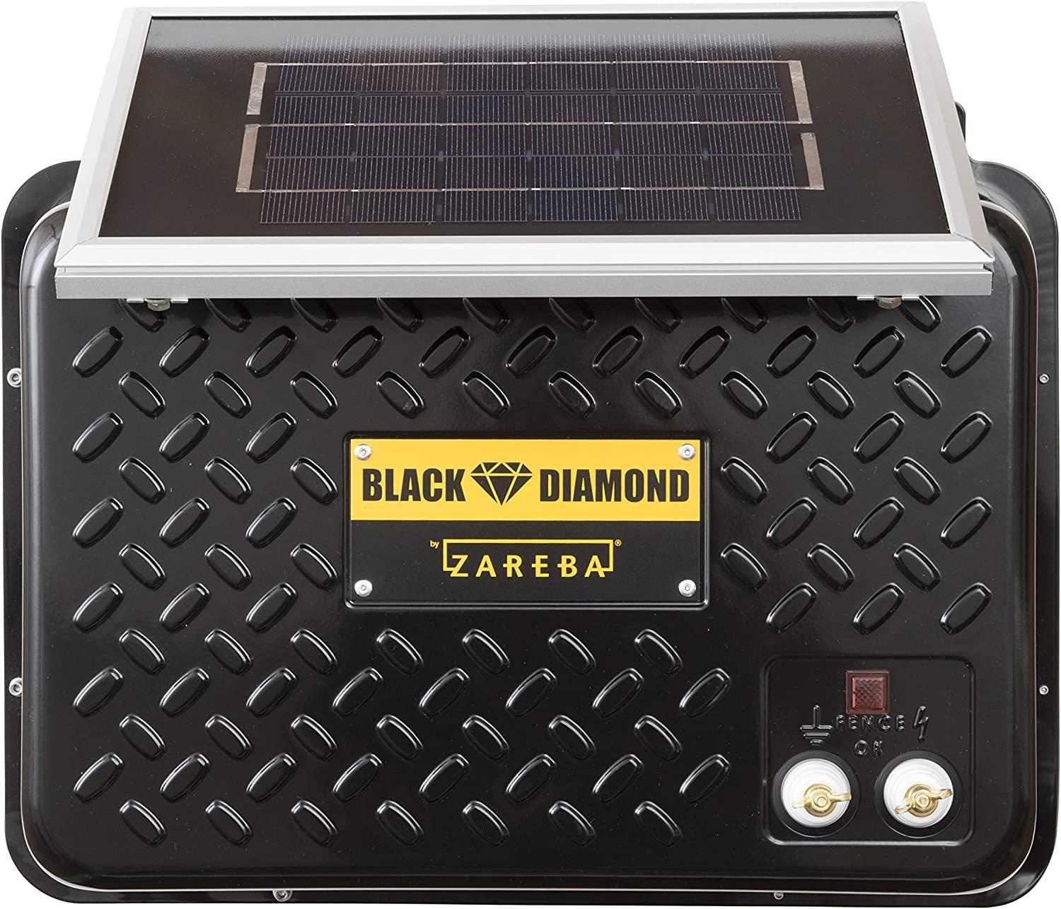 Zareba EAC75M-ZBD Black Energizer – Low Impedance Diamond 75-Mile AC-Powered Electric Fence Charger