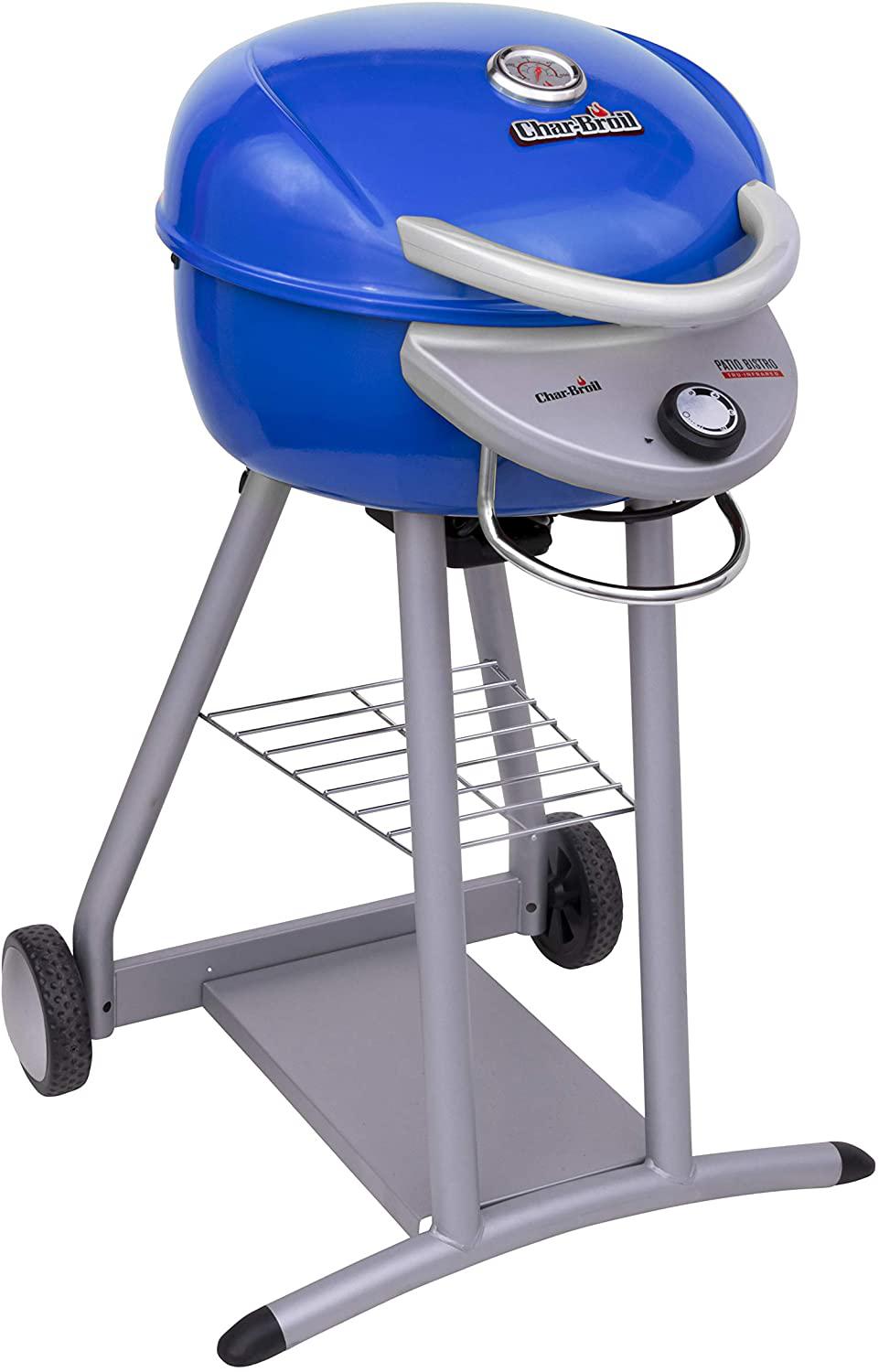20602107-01 Patio Bistro Tru-Infrared Electric Grill, Blue