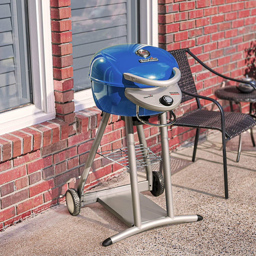 20602107-01 Patio Bistro Tru-Infrared Electric Grill, Blue