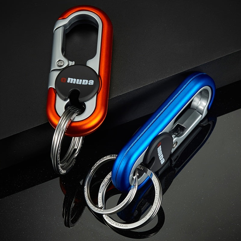 Upgrade Your Style with This High-Grade Metal Alloy Car Key Chain - Perfect for Men's Waist Hanging!