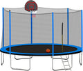 14FT Trampoline with Enclosure for Adults, Trampoline for 6-7 Kids
