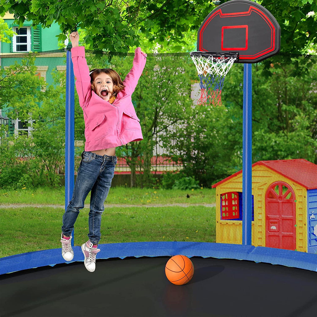 14FT Trampoline with Enclosure for Adults, Trampoline for 6-7 Kids