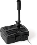 Goplus 4 in 1 Pond Filter Pump, 660 GPH Fountain Pump w/ 9-Watt Sterilizer and Fountain Jet Kit, All-in-One Pond Cleaning System (Black)