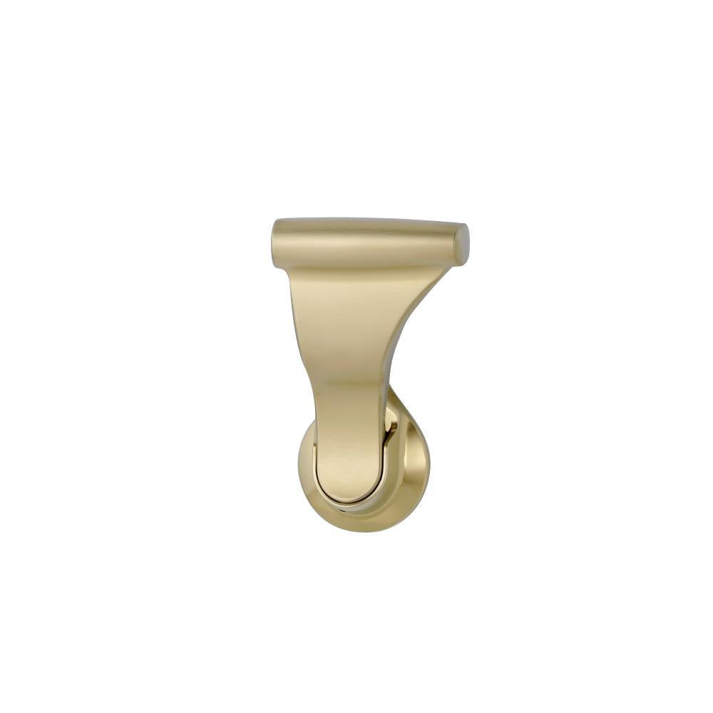 1-3/4 in. Satin Brass Push/Pull PassaHall/Closet Latch with 2-3/8 in. Door Lever Backset