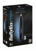Babyliss Naricero E650E Trimmer for Nose and Ears System Washable with Water