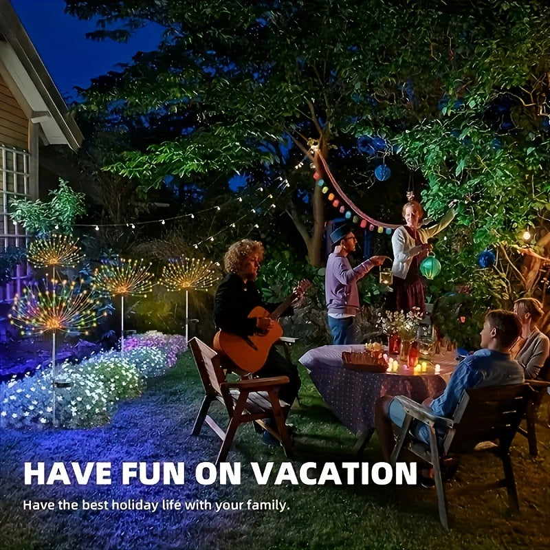 1 Pack 8 Modes LED RV Camping Outdoor Picnic Party LED Decoration RV Exterior Lighting Party Lighting