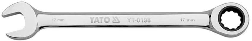 Yato Combination Ratchet Wrench Yt-01906 Spanner Set Tools Kit|Tool Set|Carbon Steel Spanner|Industrial Use|Tool Kit Set For Home|Toolkit|Spanner Kit|Combination Ratchet Spanner Set | 6Mm