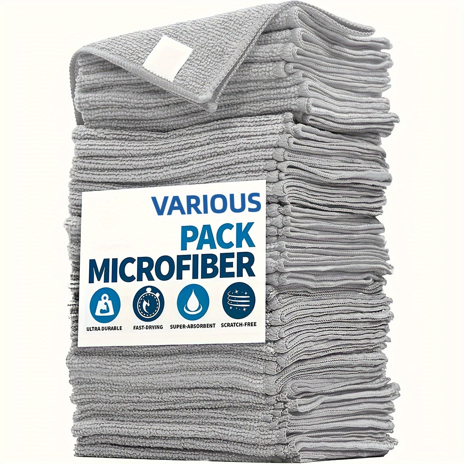 Microfiber Car Towel Set  Dry Absorbent