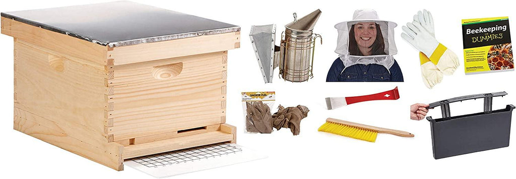 Little Giant 10-Frame Deluxe Beginner Hive Kit Premium Beekeeping Starter Kit for Beginners (Item No. HIVE10KIT)