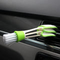 2-in-1 Air Conditioning Outlet Vent Brush Internal Cleaning Tools Interior Multi-purpose Dust Cleaner For Car
