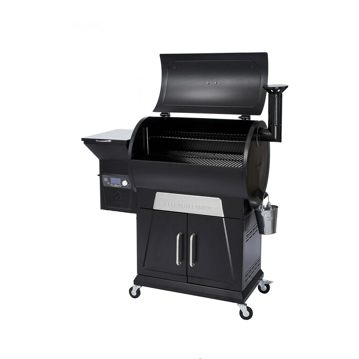 ZPG-700D2 8 in 1 Pellet Barbecue Grill Smoker with Weather Cover