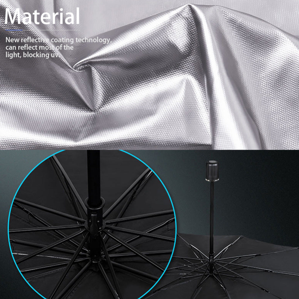Protect Your Car from the Sun with this Portable, Foldable Car Windshield Sunshade!