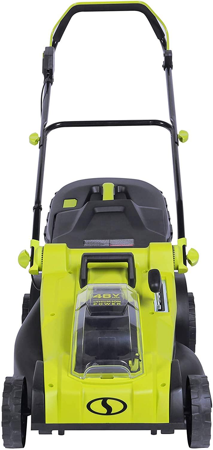 Sun Joe 24V-X2-17LM-CT 48-Volt 17-Inch Cordless Mulching Lawn Mower w/ 11-Gallon Grass Catcher, Tool Only (Battery + Charger Not Included)