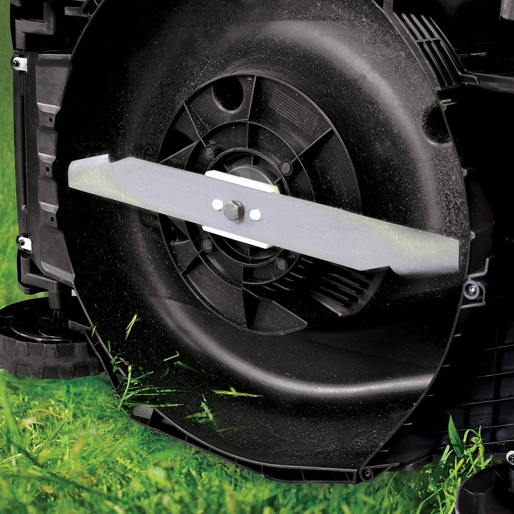 Sun Joe 24V-X2-17LM 48-Volt 17-Inch Mulching Walk-Behind Lawn Mower w/11-Gallon Grass Catcher & 6-Position Height Adjustment, Included, Cordless, Kit (w/ 2X 4.0-Ah Battery and Charger)