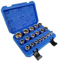 FMO16/19pcs Socket Convertor Adaptor Set Square Drive 1/2' 12-Point Impact Socket Adaptor for Car Bicycle GaraRepair Tool Set Socket Wrench Sets,Hand Tool Sets