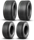 Set of 4 Lawn Mower Turf Tires 16x6.5-8 Front & 23x10.5-12 Rear 4PR Tubeless