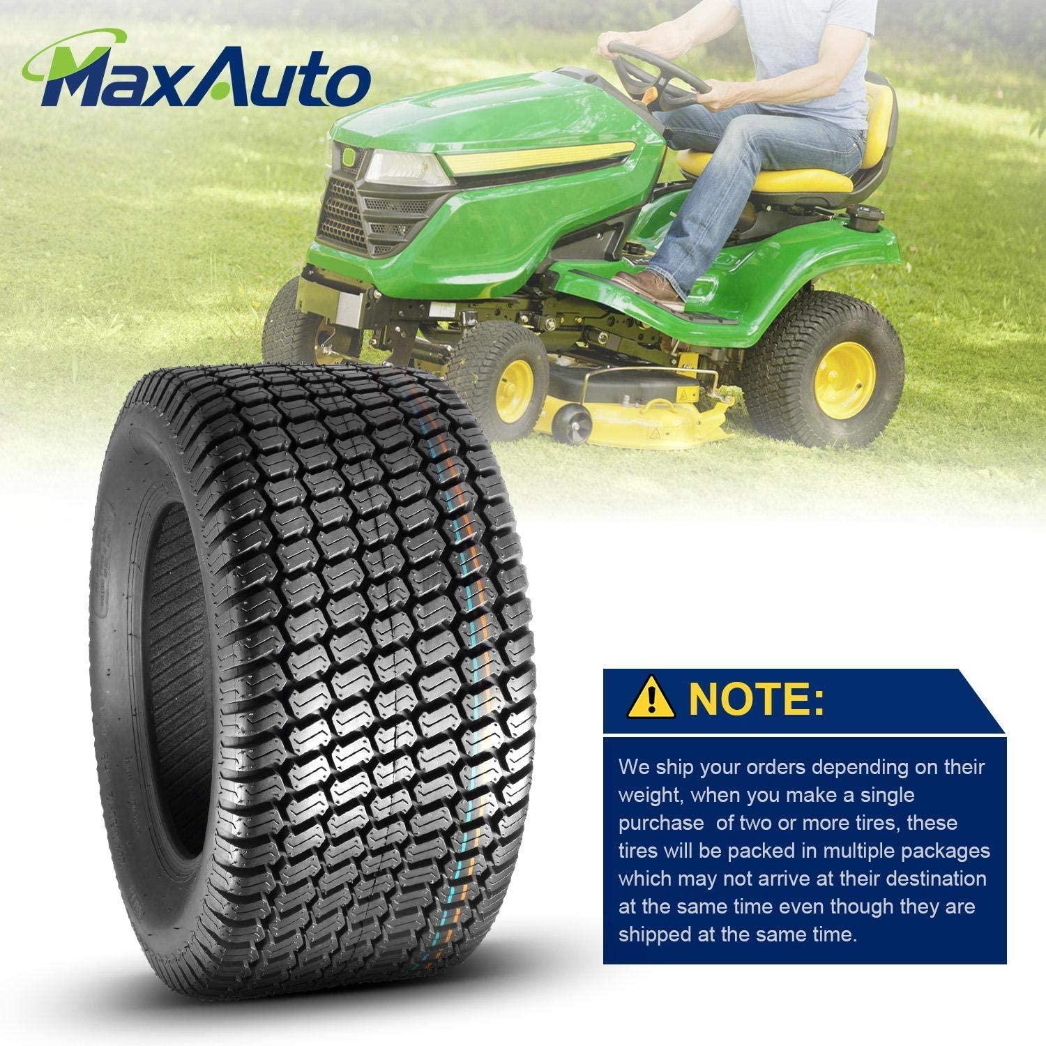 Set of 4 Lawn Mower Turf Tires 16x6.5-8 Front & 23x10.5-12 Rear 4PR Tubeless