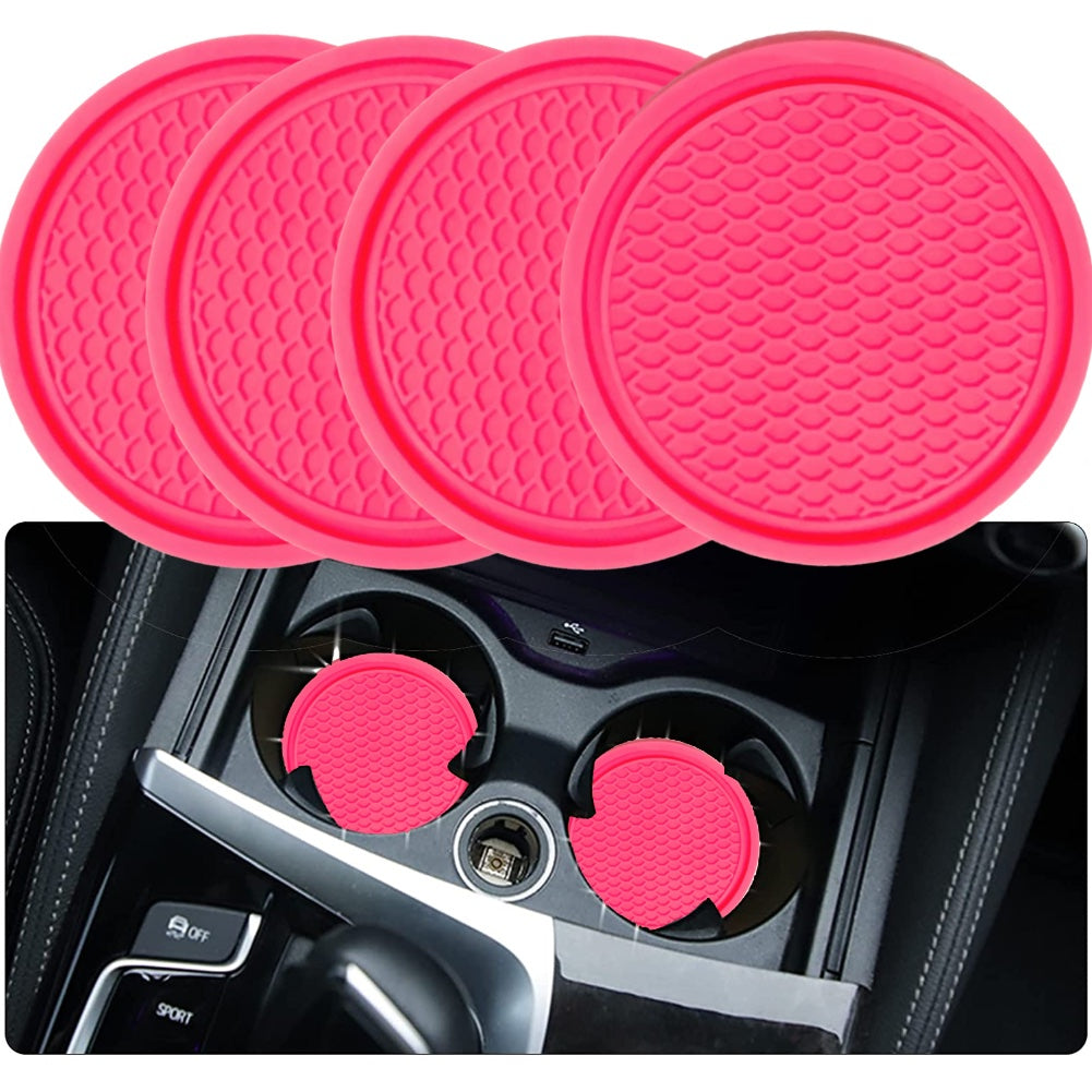 Upgrade Your Car's Interior With 4pcs ZukMi Car Cup Coaster - Anti-Slip &amp; Universal Vehicle Accessories