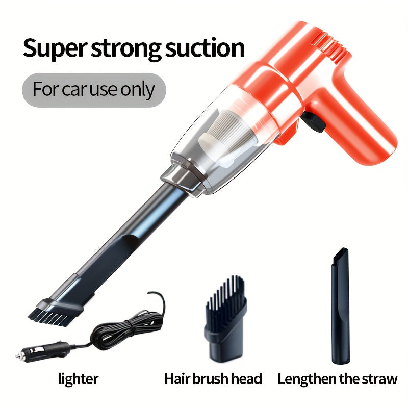 Car Mounted Vacuum Cleaner, Super Strong, High-power, High Suction, Dry And Wet Dual-purpose Sedan, Small, Mini, Handheld, Multifunctional, Portable