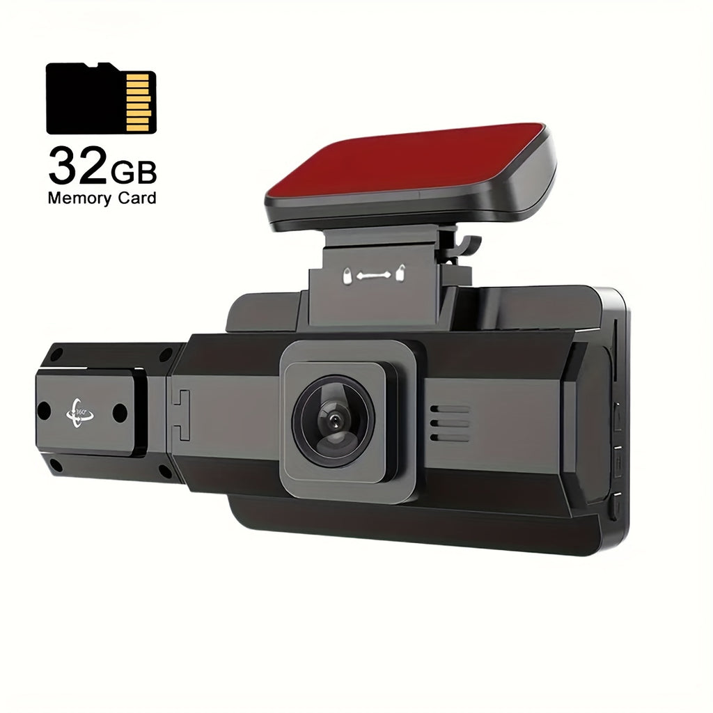 3 Inch 1080P Dual Lens Dash Cam For Cars,Front And Inside,Full HD 1080P Car Camera With Loop Recording,Night Vision,Wide Angle Car DVR Camera Car Video Recorder Vehicle Black Box