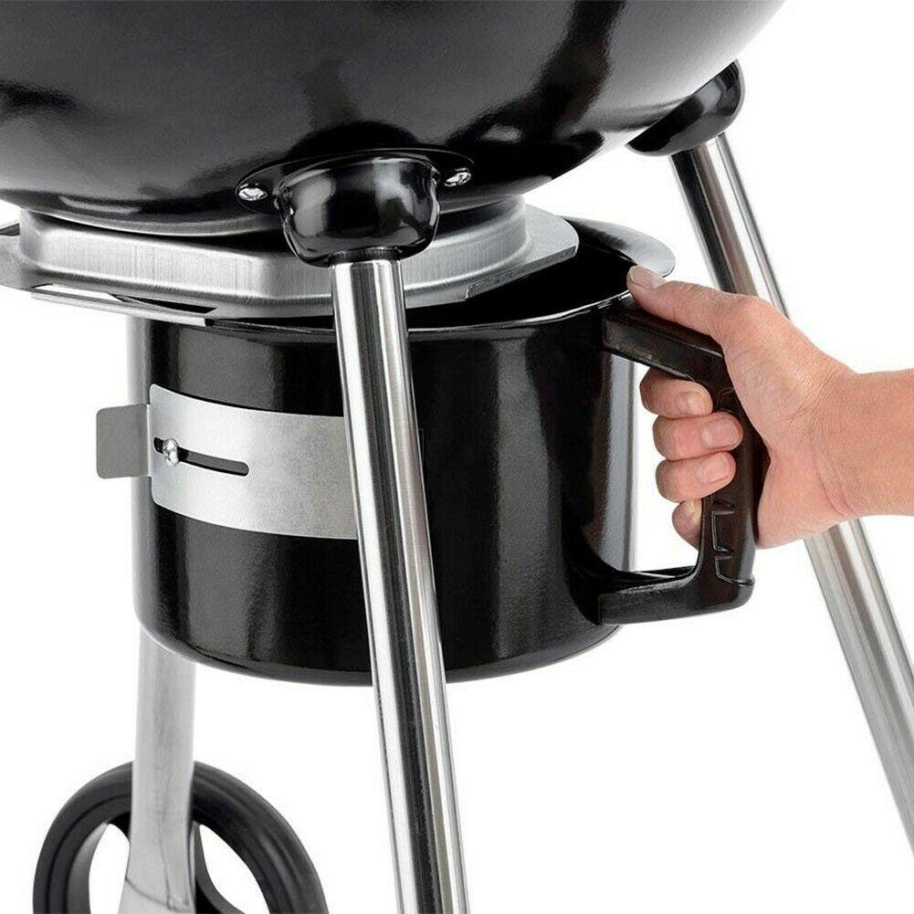 22" Portable Kettle Charcoal BBQ Barbecue Grill Camping Garden Outdoor Cooking