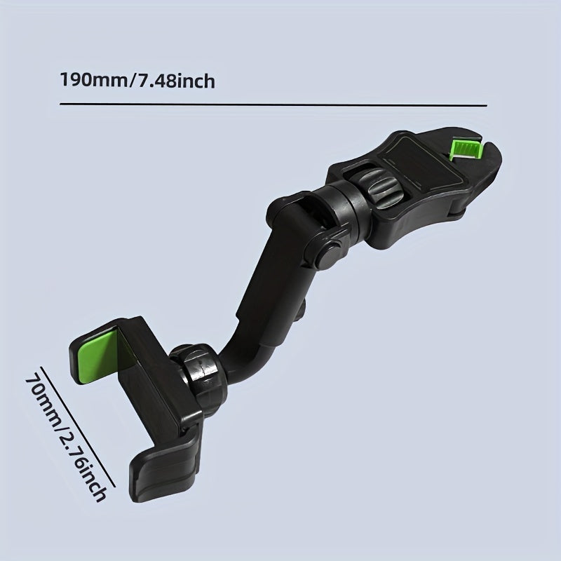 Multifunctional Adjustable Car Navigation Bracket, Car Seat Back Pillow Car Mobile Phone Bracket