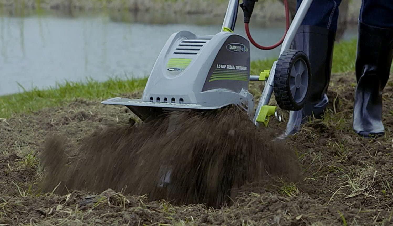Earthwise TC70001 11-Inch 8.5-Amp Corded Electric Tiller/Cultivator
