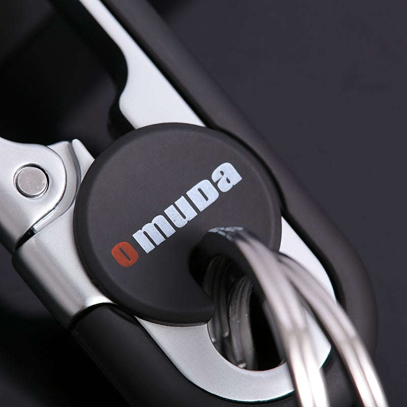 Upgrade Your Style with This High-Grade Metal Alloy Car Key Chain - Perfect for Men's Waist Hanging!