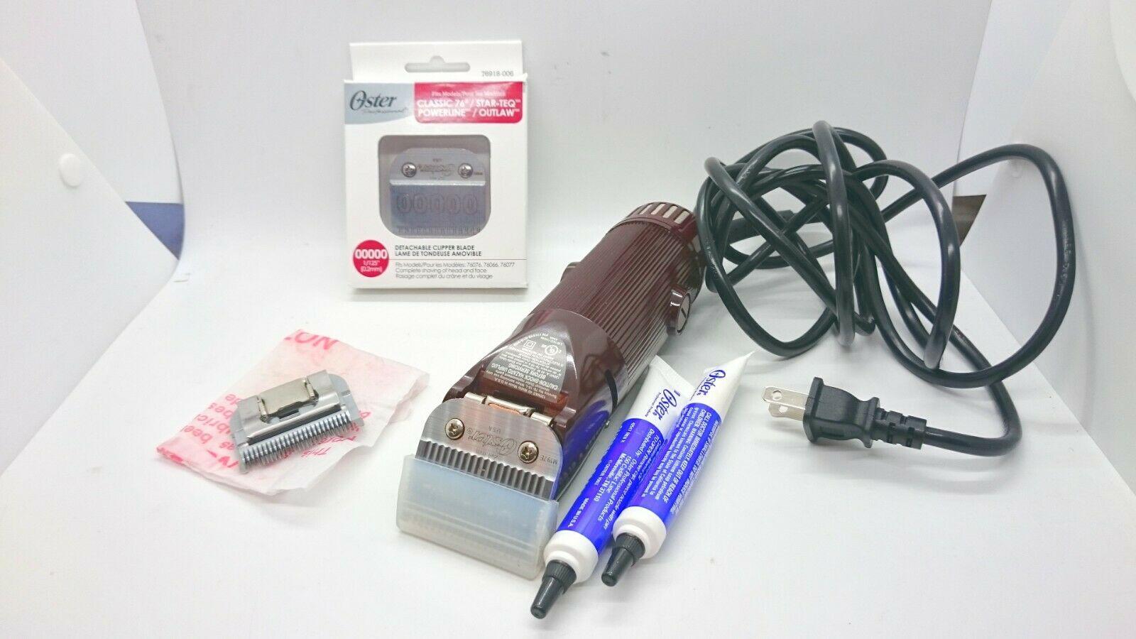 Oster Classic 76 Hair Clipper 3-Blades (000,1,00000)