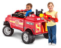 RAM 3500 Fire Truck Ride-On Toy Car by Kid Trax, red