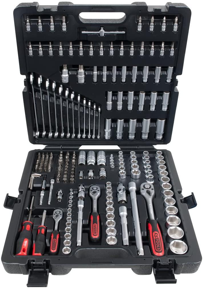 SK Hand Tool 4042146423172 1/4" + 3/8" + 1/2" Socket Set, 216 Piece, NULL, Clear